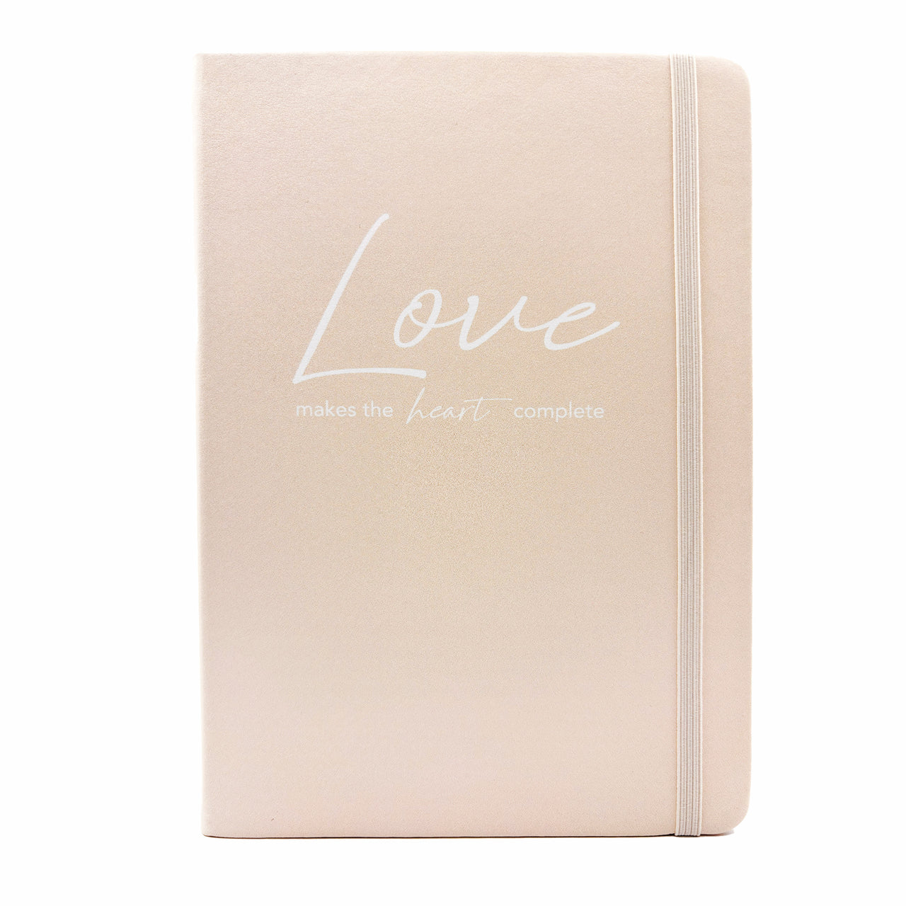 Love Makes the Heart Complete Notebook with Band