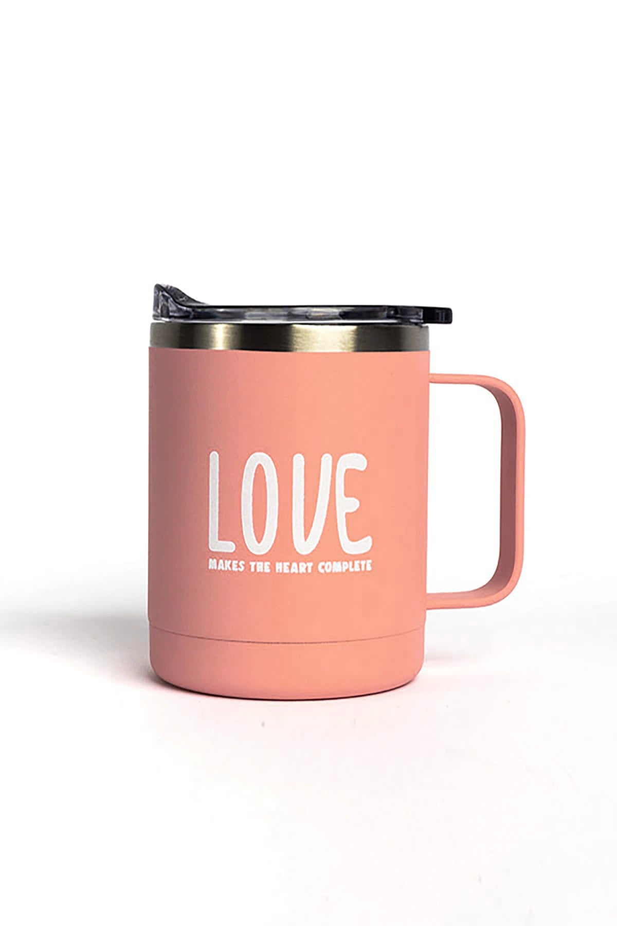 Stainless Steel Coffee Mug Pink