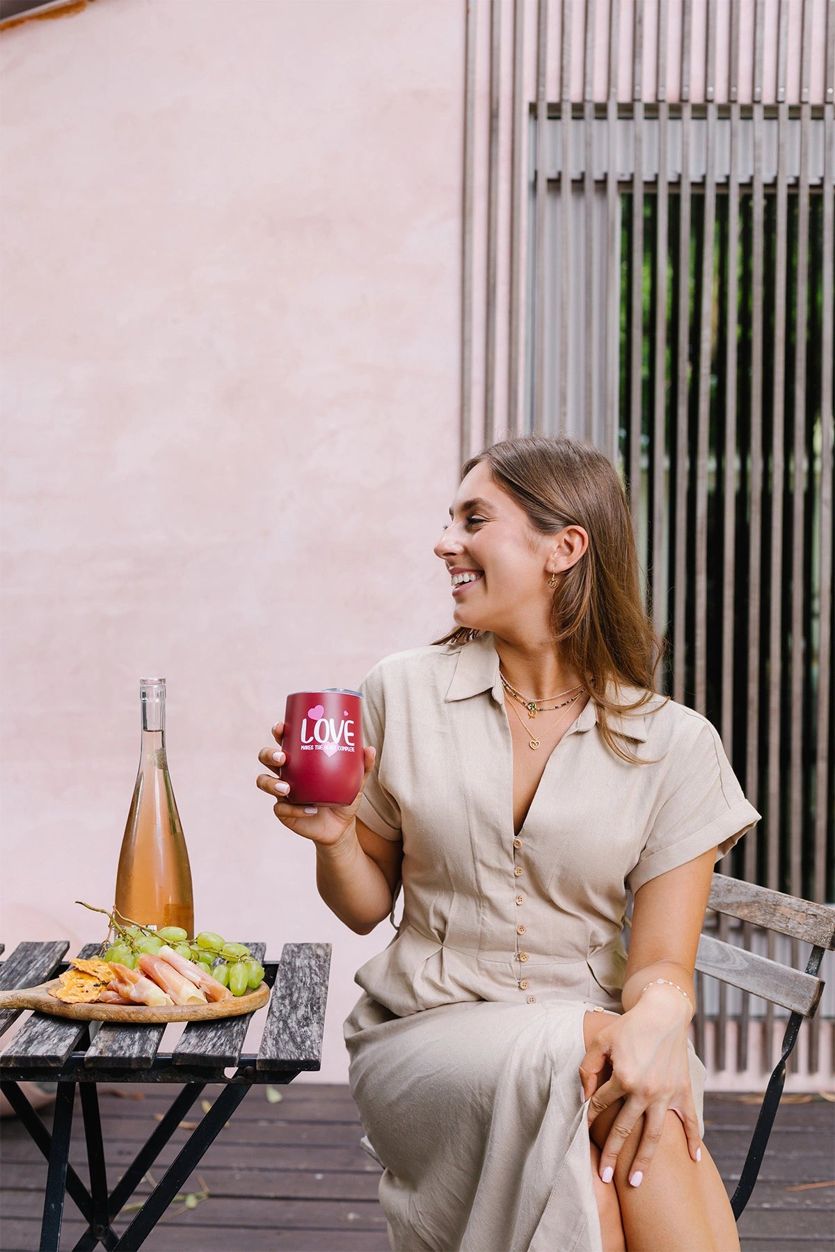 Stainless Wine Tumbler Red