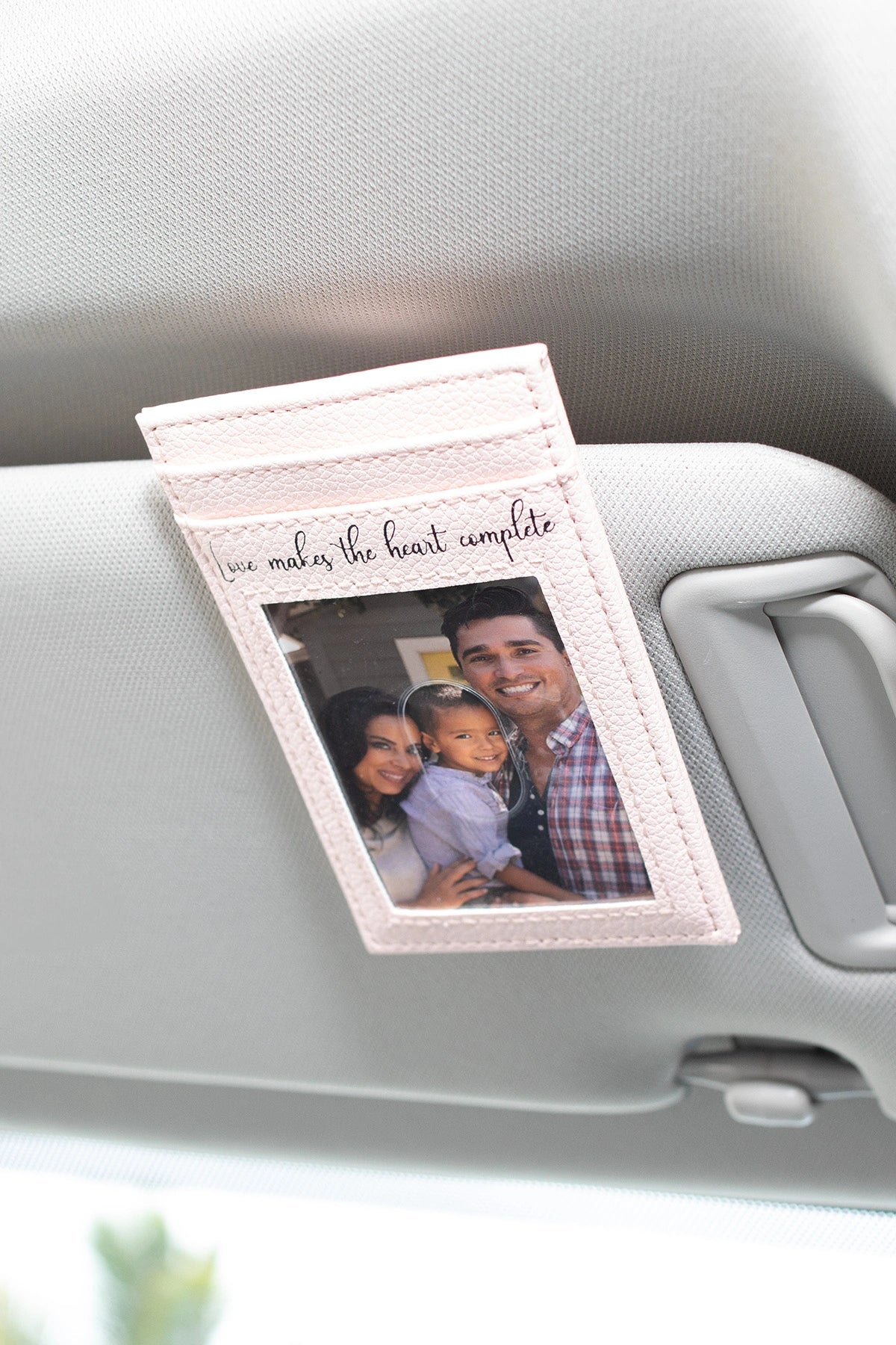 Leather Picture Frame Visor Clip